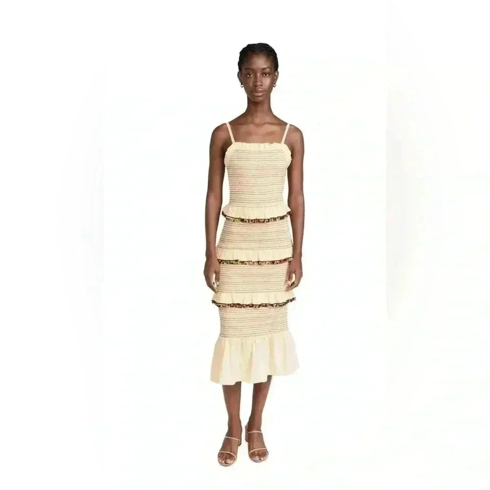 Never Fully Dressed‎ Pom Pom Rainbow Dress